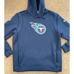 Nike Tennessee Titans Hoodie Mens XL Therma-FIT NFL Softshell Fleece Sweatshirt